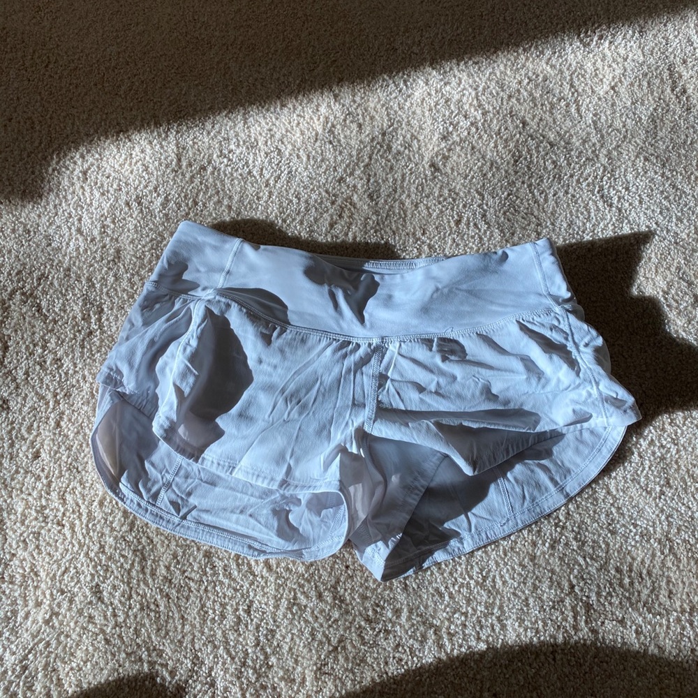 Lululemon White Shorts